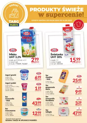 Makro - gazetka promocyjna Targ MAKRO - oferta świeża w super cenach! od poniedziałku 09.06 do soboty 14.06