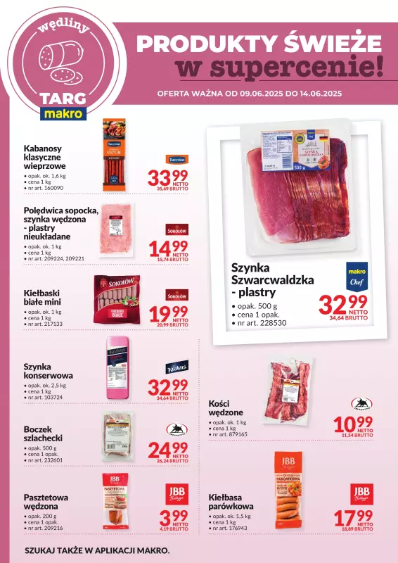 Makro - gazetka promocyjna Targ MAKRO - oferta świeża w super cenach!   - strona 3
