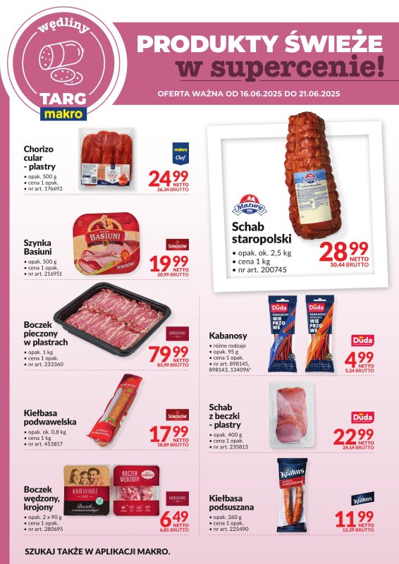 Makro - gazetka promocyjna Targ MAKRO - oferta świeża w super cenach! od poniedziałku 16.06 do soboty 21.06 - strona 3