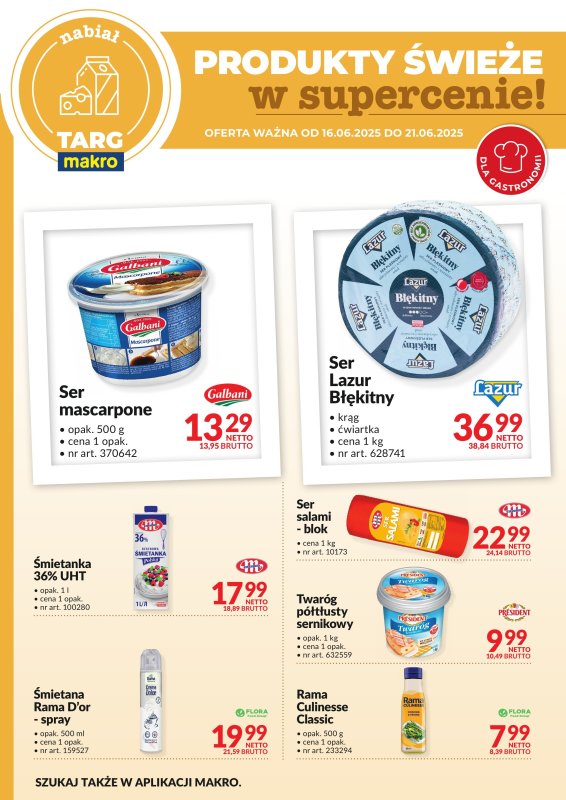 Makro - gazetka promocyjna Targ MAKRO - oferta świeża w super cenach! od poniedziałku 16.06 do soboty 21.06 - strona 2