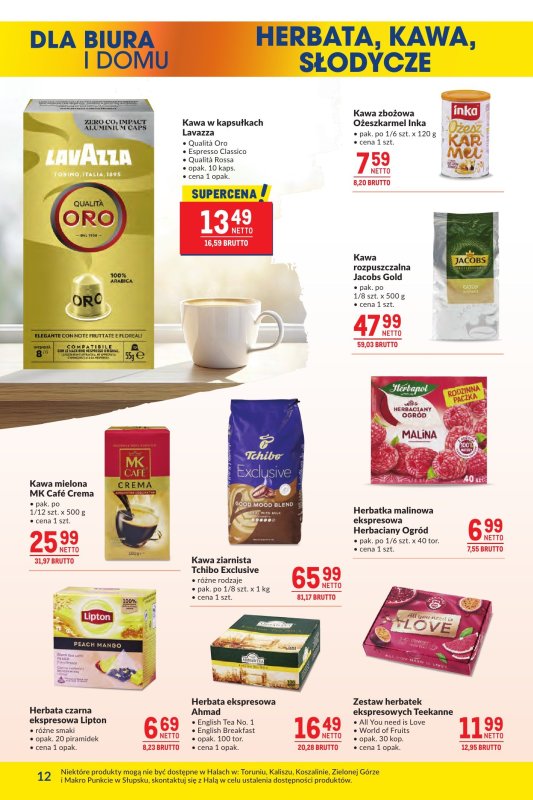 Makro - gazetka promocyjna Oferta dla biura i domu od wtorku 24.06 do poniedziałku 21.07 - strona 12