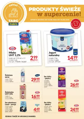 Makro - gazetka promocyjna Targ MAKRO - oferta świeża w super cenach! od poniedziałku 23.06 do niedzieli 29.06