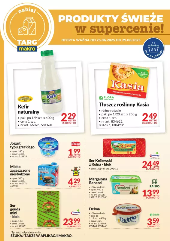 Makro - gazetka promocyjna Targ MAKRO - oferta świeża w super cenach! od poniedziałku 23.06 do niedzieli 29.06 - strona 2