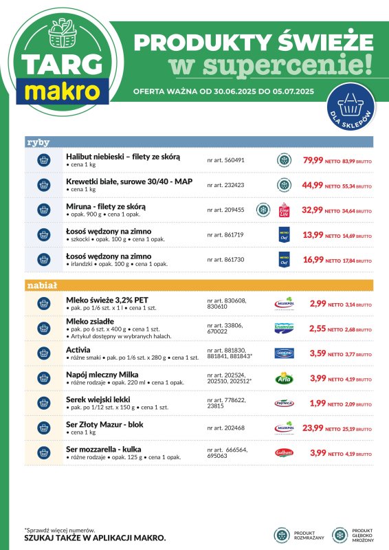 Makro - gazetka promocyjna Targ MAKRO - oferta świeża w super cenach! od poniedziałku 30.06 do soboty 05.07 - strona 8