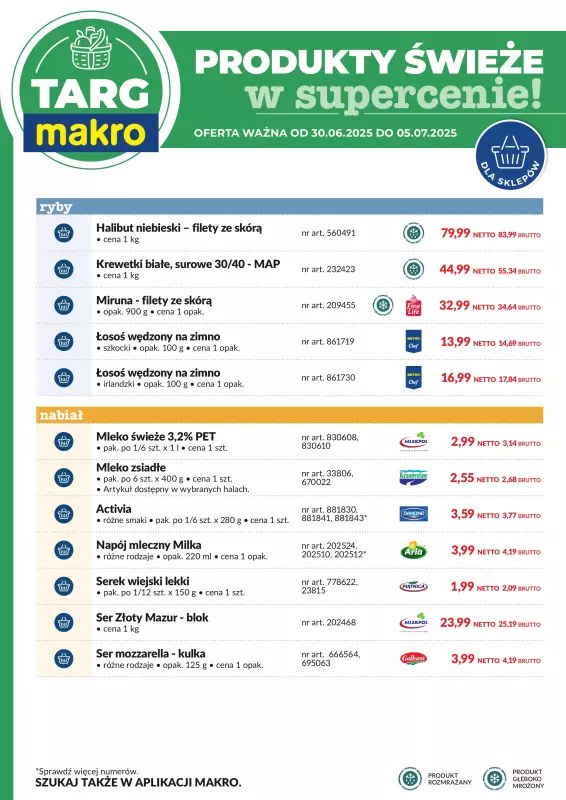 Makro - gazetka promocyjna Targ MAKRO - oferta świeża w super cenach! od poniedziałku 30.06 do soboty 05.07 - strona 8