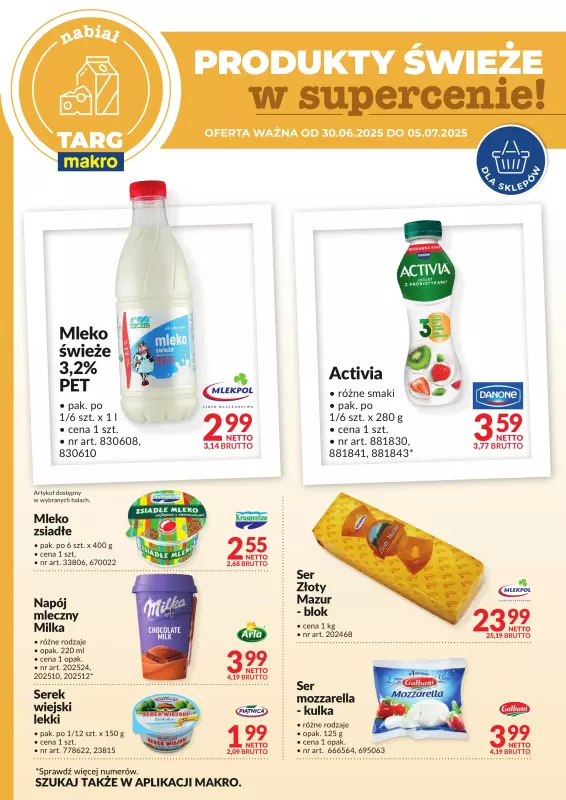 Makro - gazetka promocyjna Targ MAKRO - oferta świeża w super cenach!   - strona 2
