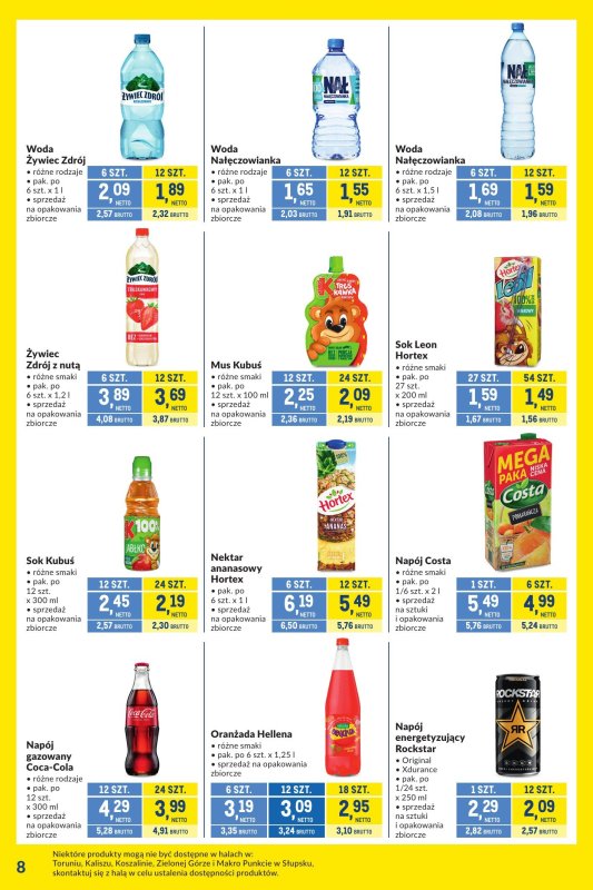 Makro - gazetka promocyjna Kupujesz więcej płacisz mniej od wtorku 08.07 do poniedziałku 04.08 - strona 8