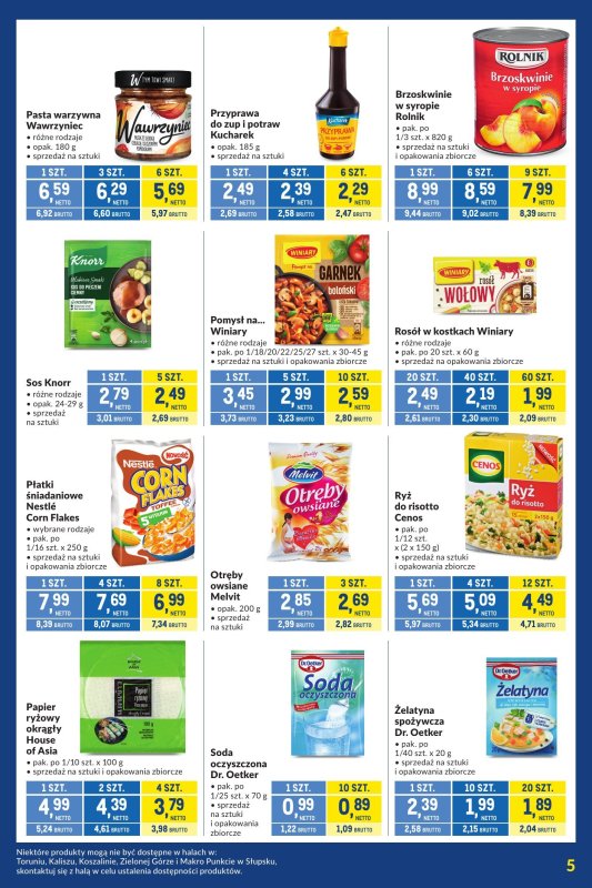 Makro - gazetka promocyjna Kupujesz więcej płacisz mniej od wtorku 08.07 do poniedziałku 04.08 - strona 5