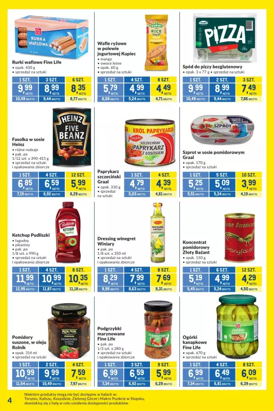 Makro - gazetka promocyjna Kupujesz więcej płacisz mniej od wtorku 08.07 do poniedziałku 04.08 - strona 4