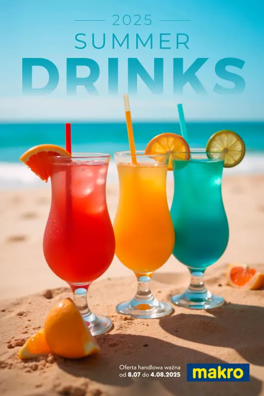 Makro - gazetka promocyjna Summer drinks  