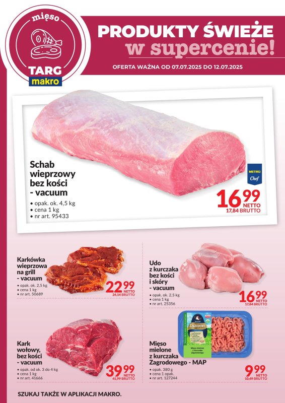 Makro - gazetka promocyjna Targ Makro - świeża oferta w super cenach! od poniedziałku 07.07 do soboty 12.07 - strona 4