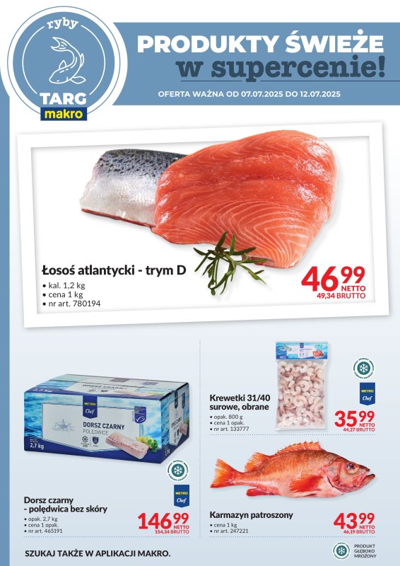Makro - gazetka promocyjna Targ Makro - świeża oferta w super cenach! od poniedziałku 07.07 do soboty 12.07 - strona 6