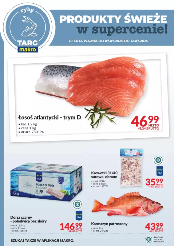 Makro - gazetka promocyjna Targ Makro - świeża oferta w super cenach! od poniedziałku 07.07 do soboty 12.07 - strona 6