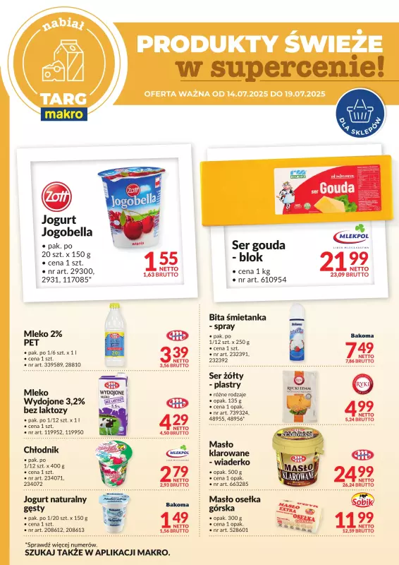 Makro - gazetka promocyjna Targ MAKRO - oferta świeża w super cenach!   - strona 2