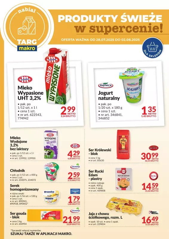 Makro - gazetka promocyjna Targ MAKRO - oferta świeża w super cenach!   - strona 2