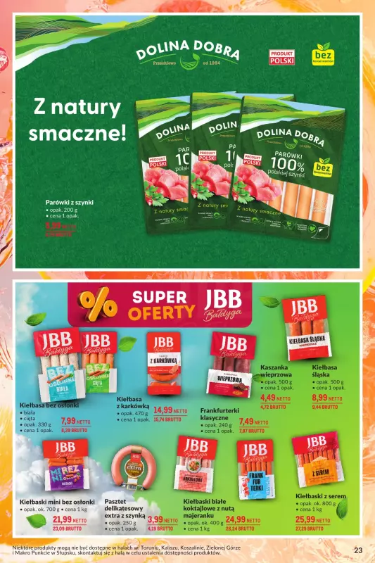 Makro - gazetka promocyjna Letnie hity w Makro od wtorku 05.08 do poniedziałku 18.08 - strona 23