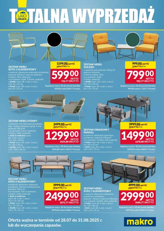 Makro - gazetka promocyjna Totalna wyprzedaż   - strona 2