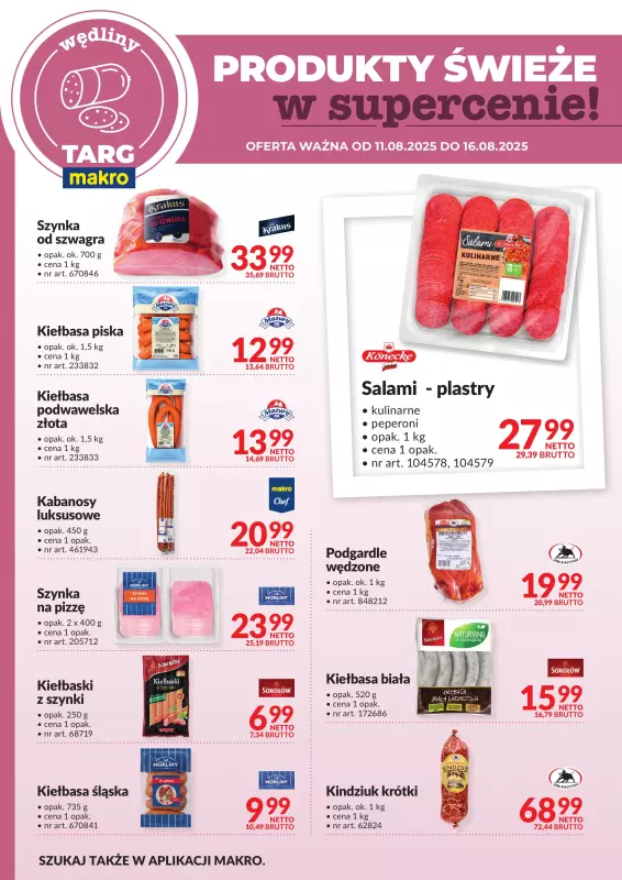 Makro - gazetka promocyjna Targ MAKRO - oferta świeża w super cenach!   - strona 2