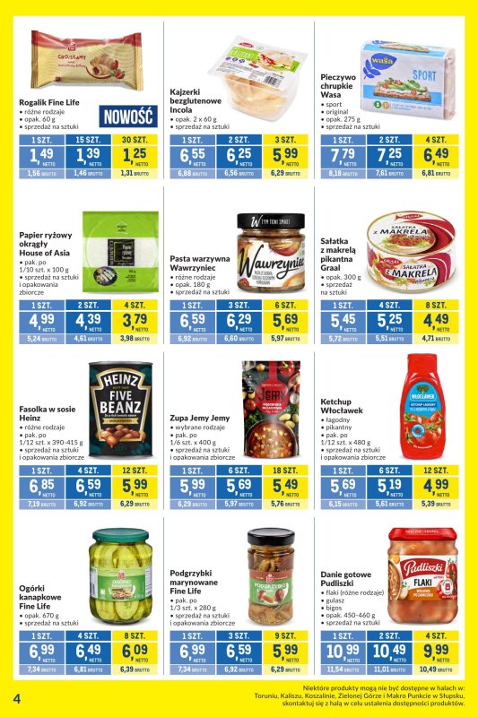 Makro - gazetka promocyjna Kupujesz więcej płacisz mniej od wtorku 02.09 do poniedziałku 29.09 - strona 4