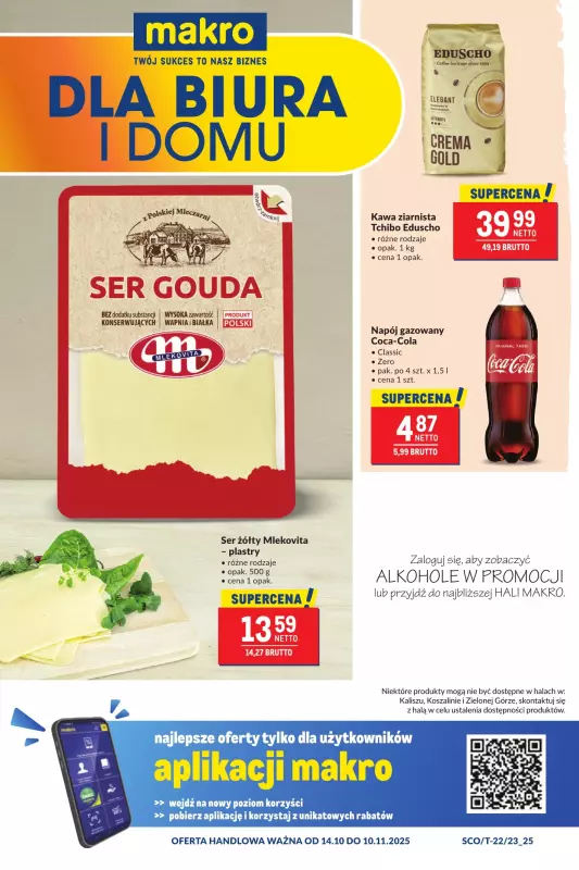 Makro - gazetka promocyjna Oferta dla biura i domu od wtorku 14.10 do poniedziałku 10.11 - strona 18