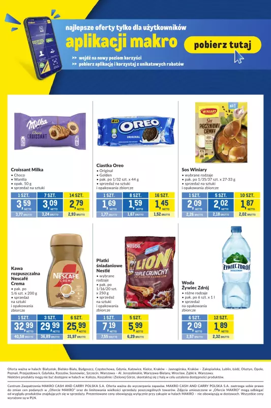 Makro - gazetka promocyjna Kupujesz więcej płacisz mniej od czwartku 09.10 do poniedziałku 27.10 - strona 10