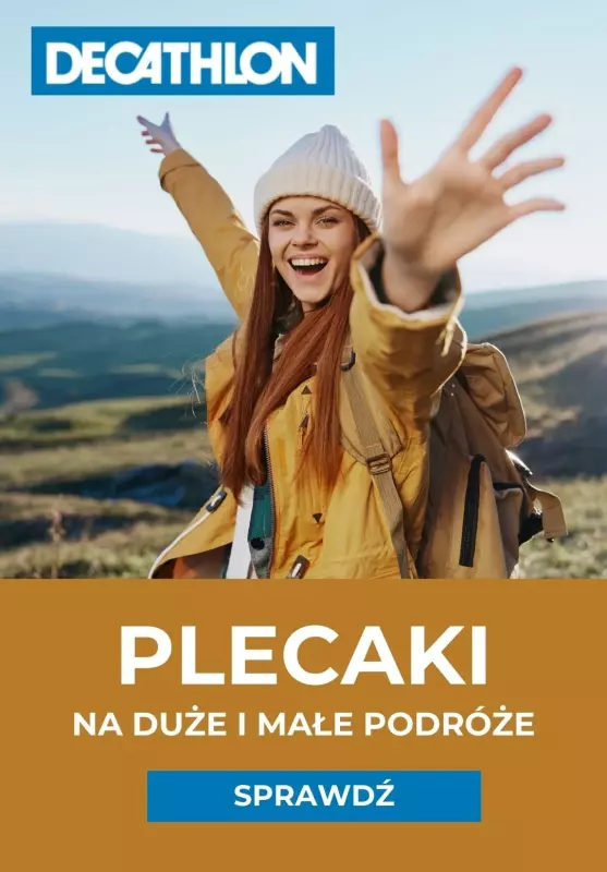 Decathlon - gazetka promocyjna Plecaki na duże i małe podróże od poniedziałku 19.02 
