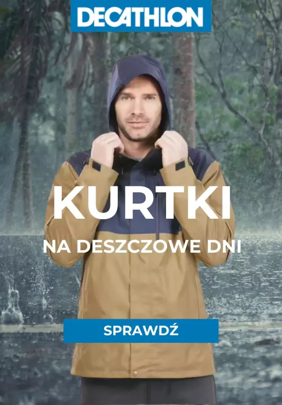 Decathlon - gazetka promocyjna Kurtki na deszczowe dni od środy 21.02 
