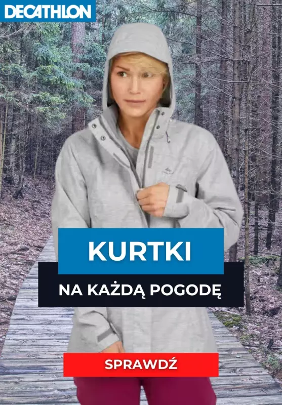 Decathlon - gazetka promocyjna Kurtki damskie na każdą pogodę od piątku 08.03 