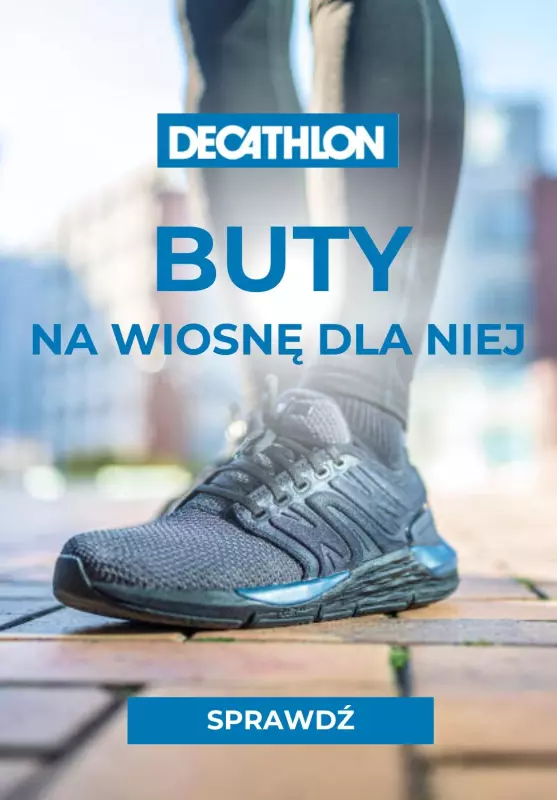 Decathlon - gazetka promocyjna Buty na wiosnę dla niej od poniedziałku 15.04 