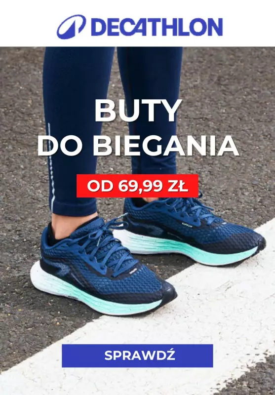 Decathlon - gazetka promocyjna Buty do biegania od 69,99 zł od czwartku 05.09 