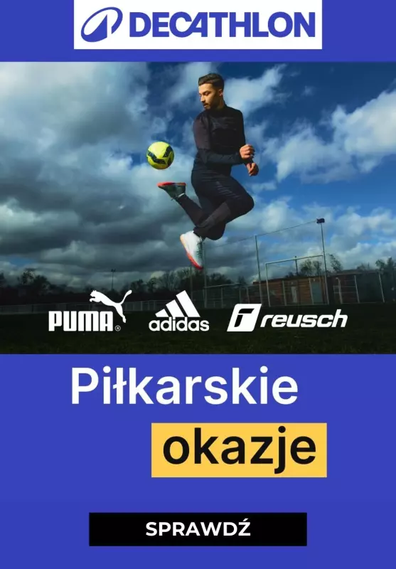 Decathlon - gazetka promocyjna Piłkarskie okazje  