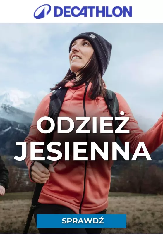 Decathlon - gazetka promocyjna Odzież jesienna dla niej i dla niego od czwartku 03.10 