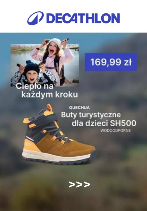 Decathlon - gazetka promocyjna Obuwie trekkingowe i turystyczne  