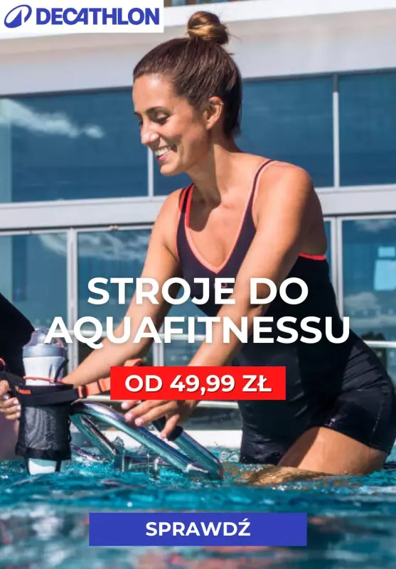 Decathlon - gazetka promocyjna Stroje do aquafitnessu od 49,99 zł  