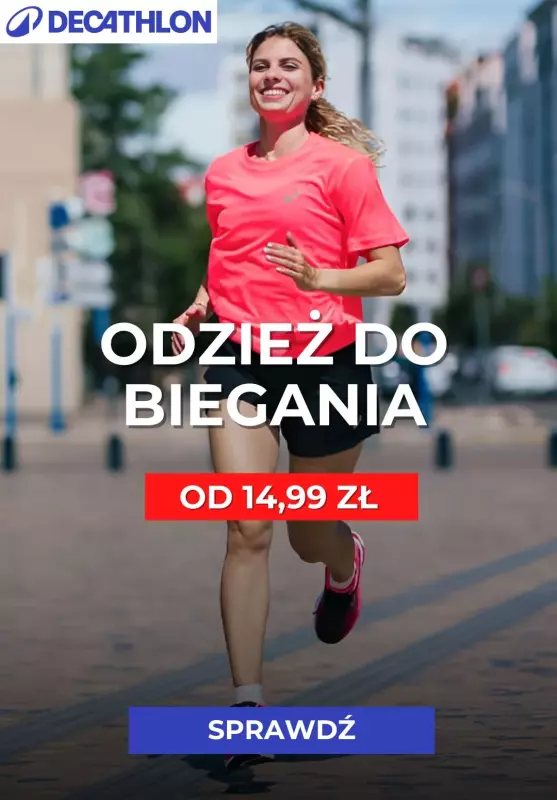 Decathlon - gazetka promocyjna Odzież do biegania od 14,99 zł od piątku 08.11 