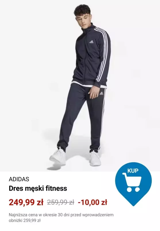 Decathlon - gazetka promocyjna Produkty Adidas w obniżonych cenach od czwartku 14.11  - strona 9