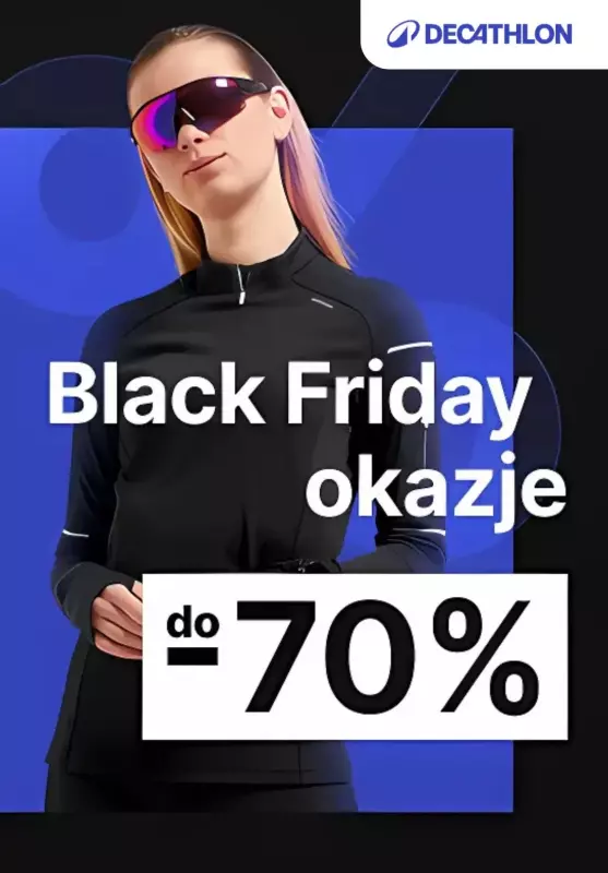 Decathlon - gazetka promocyjna Sportowe okazje do -70% od poniedziałku 18.11 