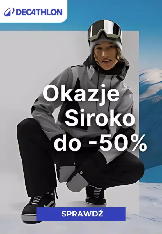 Decathlon - gazetka promocyjna Do -50% okazje Siroko od czwartku 05.12 