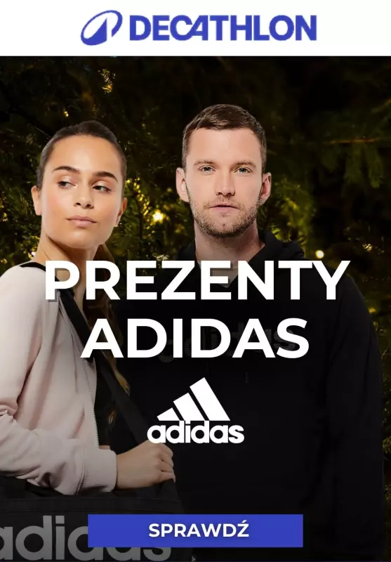 Decathlon - gazetka promocyjna Prezenty Adidas od wtorku 10.12 