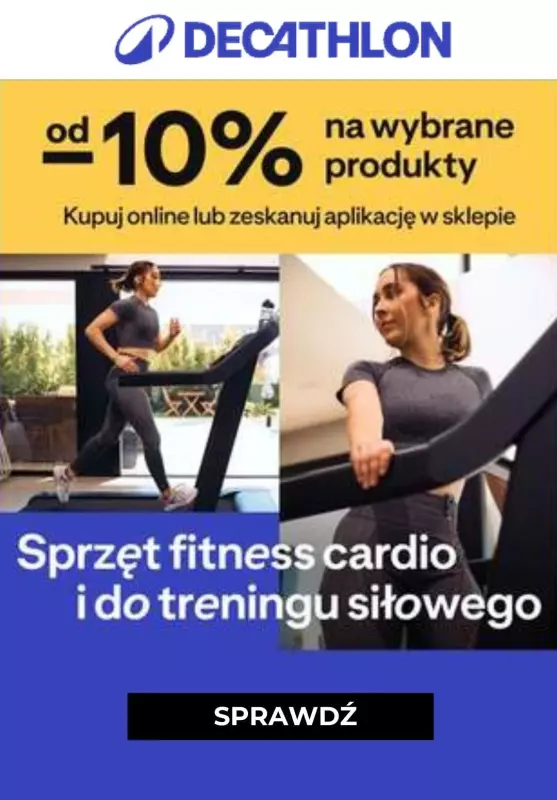 Decathlon - gazetka promocyjna Od -10% na sprzęt treningowy od piątku 27.12 