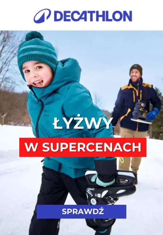 Decathlon - gazetka promocyjna Łyżwy w supercenach od wtorku 31.12 