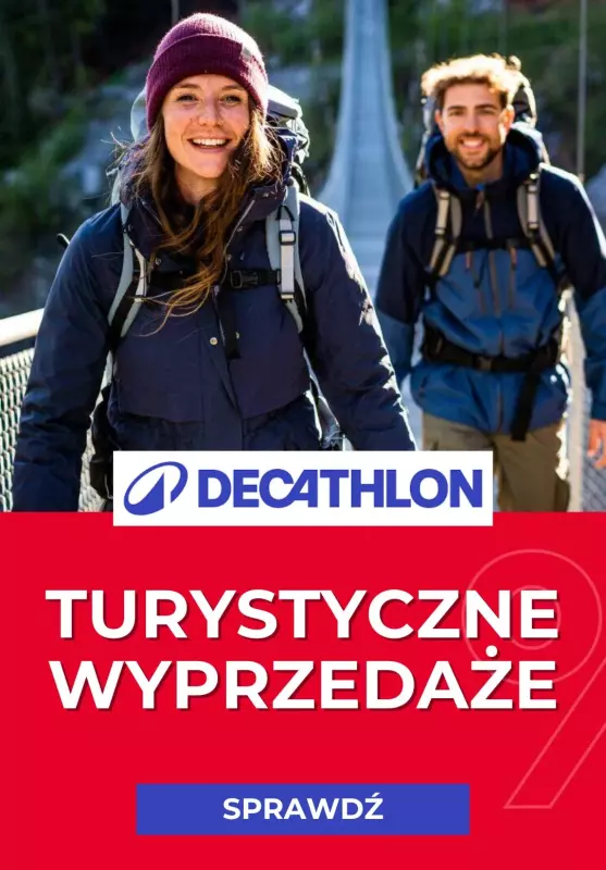 Decathlon - gazetka promocyjna Turystyczne wyprzedaże od wtorku 04.02 