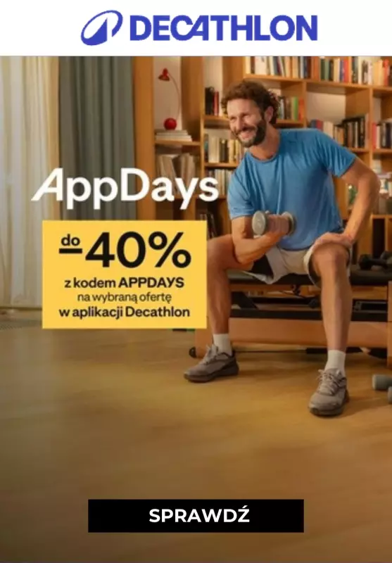 Decathlon - gazetka promocyjna Do -40% na zakupy w aplikacji od poniedziałku 17.02 do niedzieli 02.03