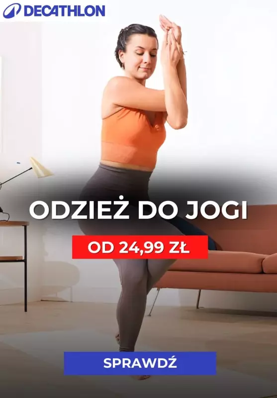 Decathlon - gazetka promocyjna Odzież do jogi od czwartku 27.02 