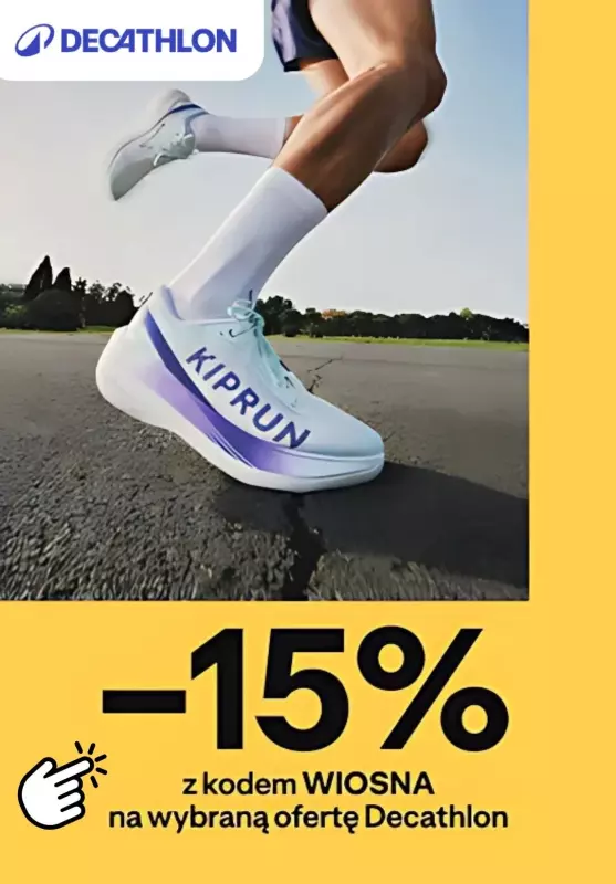 Decathlon - gazetka promocyjna -15% na produkty do biegania od poniedziałku 03.03 do czwartku 27.03