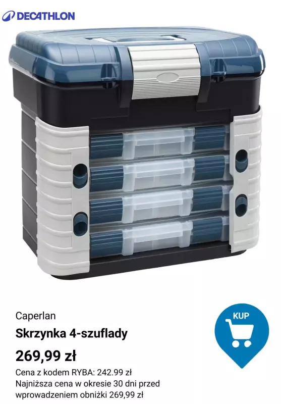 Decathlon - gazetka promocyjna -10% na ofertę wędkarską   - strona 3