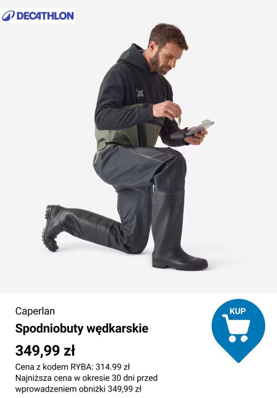Decathlon - gazetka promocyjna -10% na ofertę wędkarską od poniedziałku 28.04 do niedzieli 11.05 - strona 9