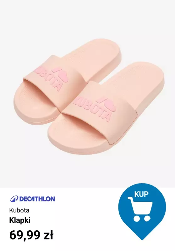 Decathlon - gazetka promocyjna Klapki Kubota dla niej i dla niego   - strona 2
