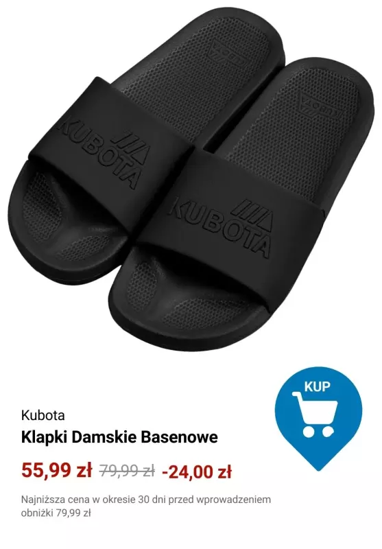 Decathlon - gazetka promocyjna Klapki Kubota dla niej i dla niego   - strona 3