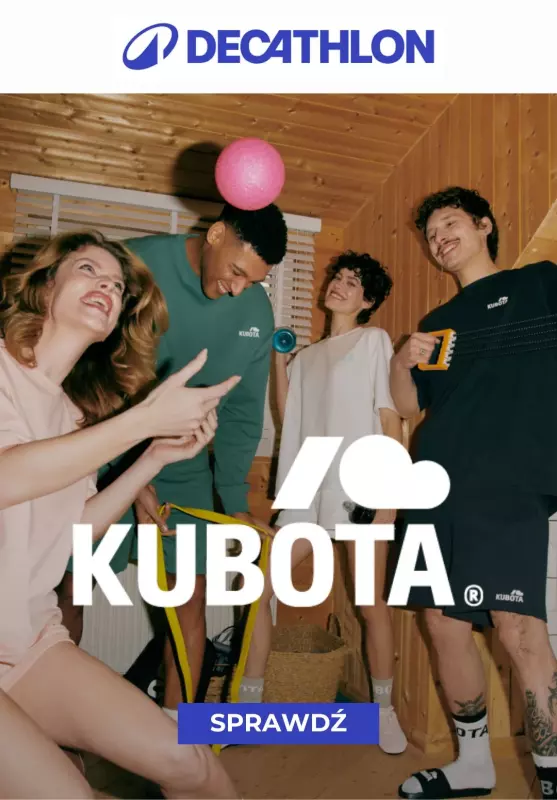 Decathlon - gazetka promocyjna Klapki Kubota dla niej i dla niego od poniedziałku 12.05 